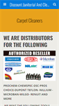Mobile Screenshot of discountjanitorialandcleaningsuppliestampa.com