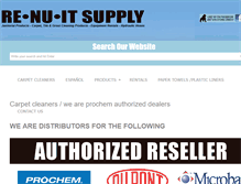 Tablet Screenshot of discountjanitorialandcleaningsuppliestampa.com
